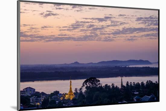 River Salouen (Thanlwin) from View Point, Mawlamyine (Moulmein), Myanmar (Burma), Asia-Nathalie Cuvelier-Mounted Photographic Print
