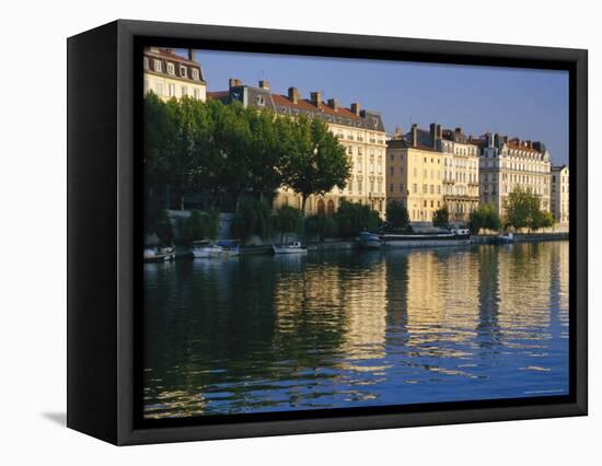 River Saone, Lyon, Rhone Valley, France, Europe-David Hughes-Framed Premier Image Canvas