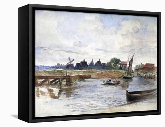 River Scene, C1864-1930-Anna Lea Merritt-Framed Premier Image Canvas