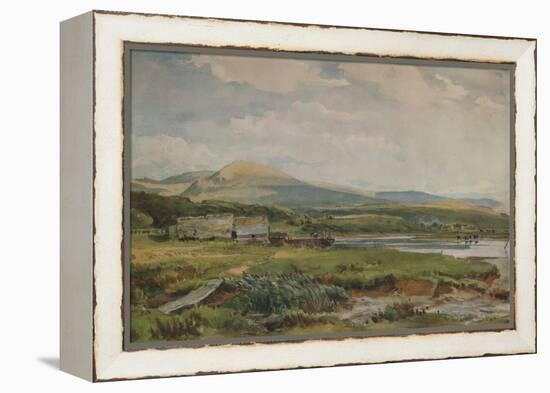 River Scene with Cottages, c1887-Thomas Collier-Framed Premier Image Canvas