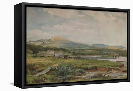 River Scene with Cottages, c1887-Thomas Collier-Framed Premier Image Canvas