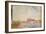 River Scene with Ducks, 1881 (Oil on Canvas)-Alfred Sisley-Framed Giclee Print