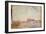 River Scene with Ducks, 1881 (Oil on Canvas)-Alfred Sisley-Framed Giclee Print