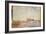 River Scene with Ducks, 1881 (Oil on Canvas)-Alfred Sisley-Framed Giclee Print