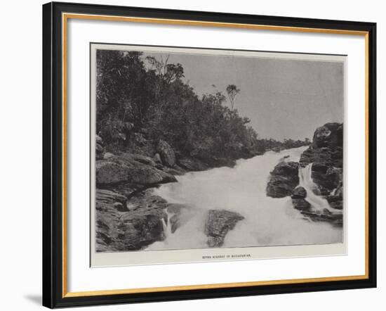 River Scenery in Madagascar-null-Framed Giclee Print