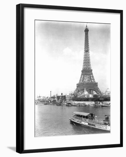 River Seine and Eiffel Tower-null-Framed Photographic Print
