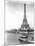 River Seine and Eiffel Tower-null-Mounted Photographic Print