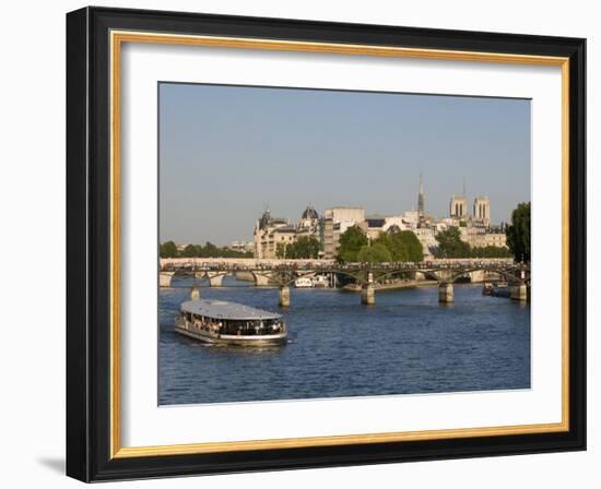 River Seine and Ile De La Cite, Paris, France, Europe-Pitamitz Sergio-Framed Photographic Print