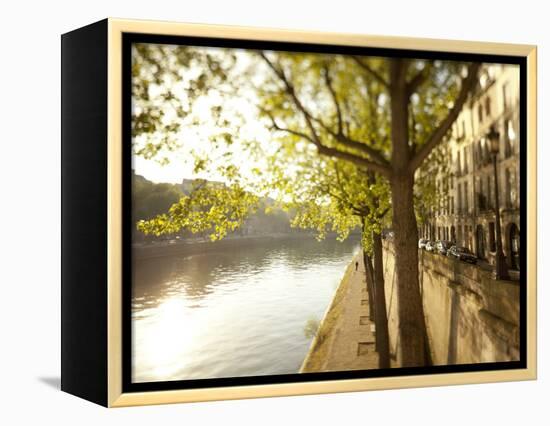 River Seine and Ile St. Louis, Paris, France-Jon Arnold-Framed Premier Image Canvas