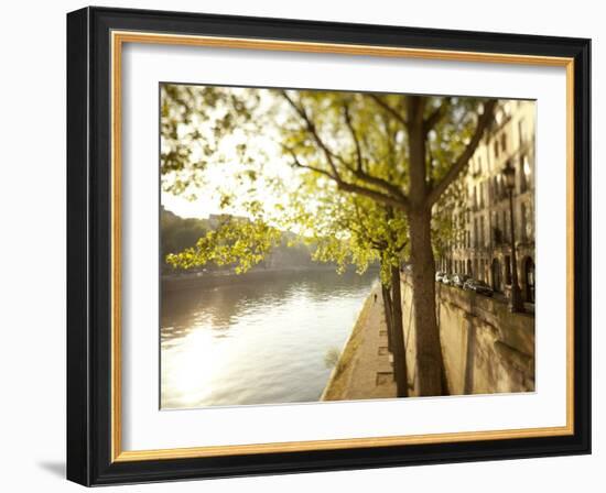 River Seine and Ile St. Louis, Paris, France-Jon Arnold-Framed Photographic Print