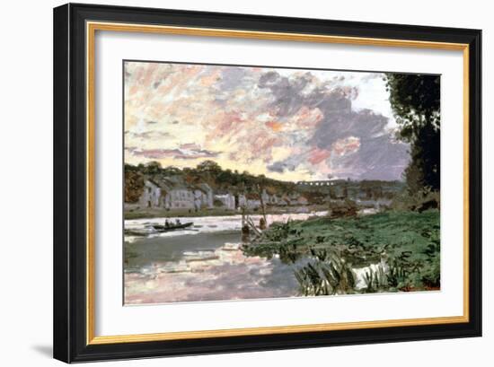 River Seine at Bougival, C1870-Claude Monet-Framed Giclee Print