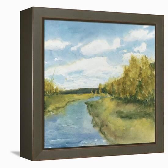 River Sketch I-Megan Meagher-Framed Stretched Canvas