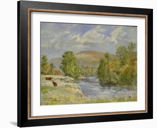 River Spey, Kinrara, 1989-Tim Scott Bolton-Framed Giclee Print