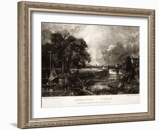 River Stour-John Constable-Framed Giclee Print