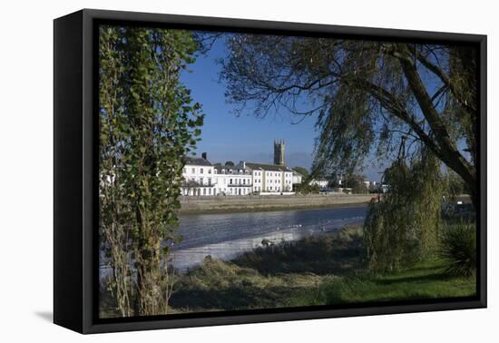 River Taw, Barnstaple, North Devon, England, United Kingdom, Europe-Rob Cousins-Framed Premier Image Canvas