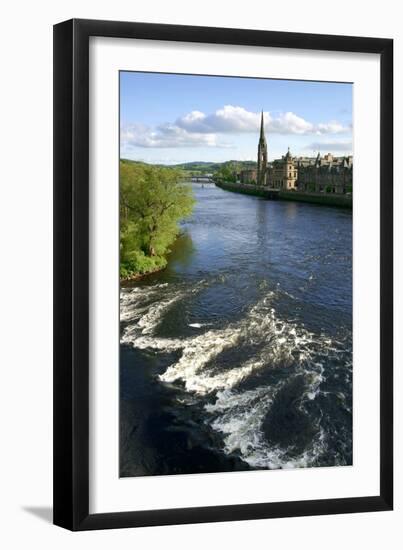 River Tay and Perth, Scotland-Peter Thompson-Framed Photographic Print