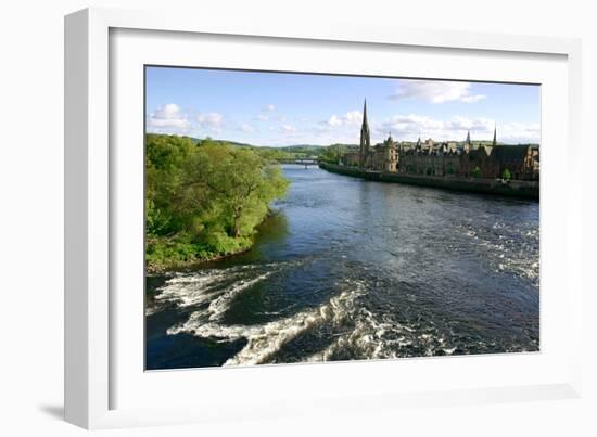 River Tay and Perth, Scotland-Peter Thompson-Framed Photographic Print