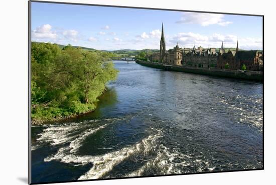 River Tay and Perth, Scotland-Peter Thompson-Mounted Photographic Print