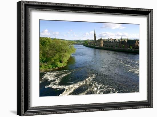 River Tay and Perth, Scotland-Peter Thompson-Framed Photographic Print