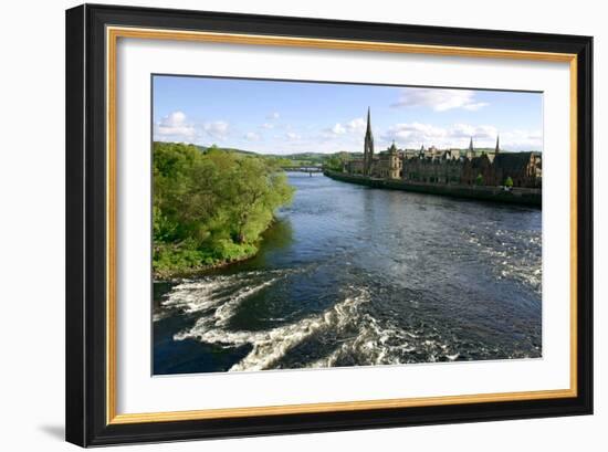 River Tay and Perth, Scotland-Peter Thompson-Framed Photographic Print