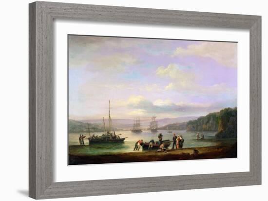 River Teign, Devon-Thomas Luny-Framed Giclee Print