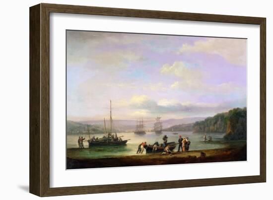 River Teign, Devon-Thomas Luny-Framed Giclee Print
