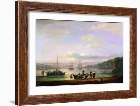 River Teign, Devon-Thomas Luny-Framed Giclee Print