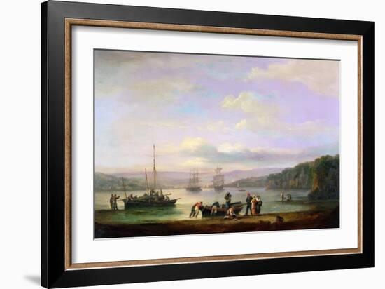 River Teign, Devon-Thomas Luny-Framed Giclee Print