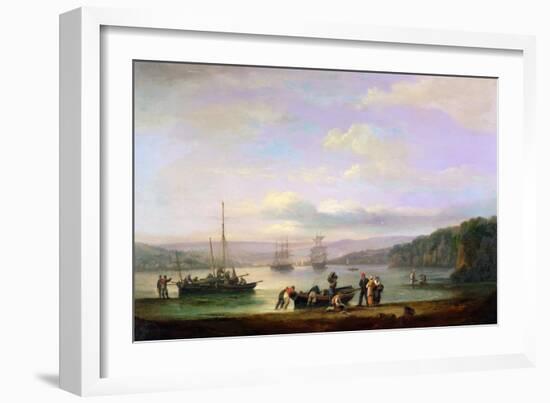 River Teign, Devon-Thomas Luny-Framed Giclee Print