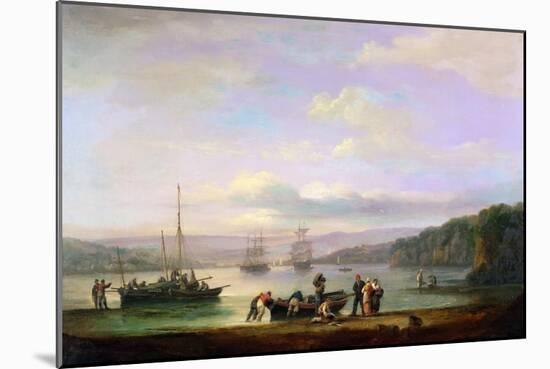 River Teign, Devon-Thomas Luny-Mounted Giclee Print