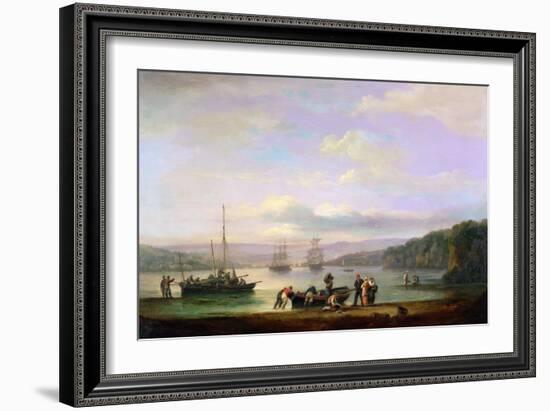 River Teign, Devon-Thomas Luny-Framed Giclee Print