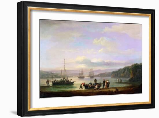 River Teign, Devon-Thomas Luny-Framed Giclee Print