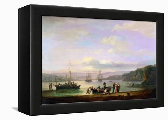 River Teign, Devon-Thomas Luny-Framed Premier Image Canvas