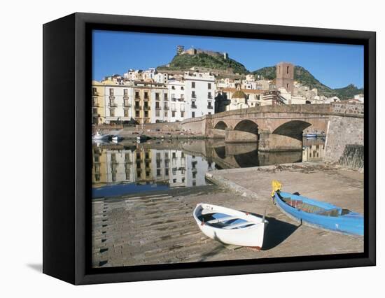 River Temo, Bosa, Nuoro Province, Sardinia, Italy-Ken Gillham-Framed Premier Image Canvas