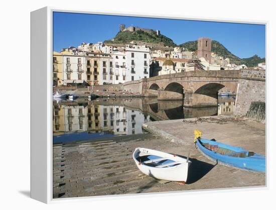 River Temo, Bosa, Nuoro Province, Sardinia, Italy-Ken Gillham-Framed Premier Image Canvas