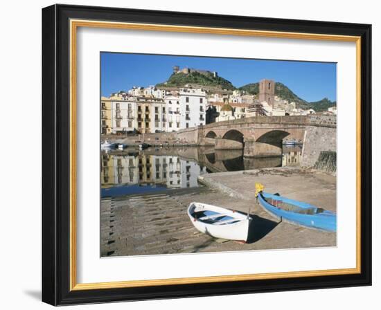 River Temo, Bosa, Nuoro Province, Sardinia, Italy-Ken Gillham-Framed Photographic Print