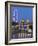 River Thames, Hungerford Bridge, Westminster Palace, London Eye, Big Ben-Rainer Mirau-Framed Photographic Print