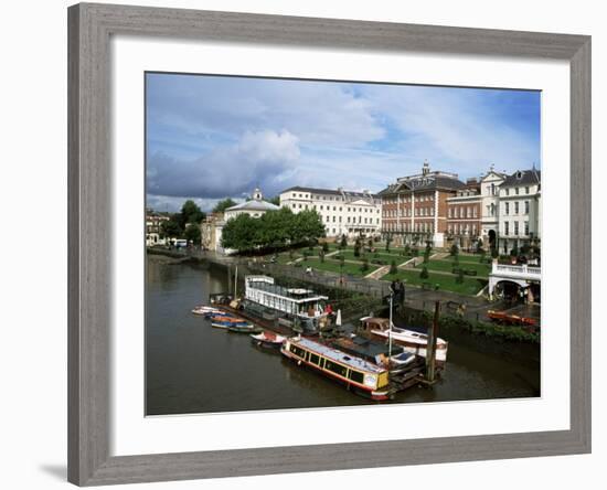 River Thames Near Richmond Bridge, Richmond, England, Surrey, United Kingdom-Ethel Davies-Framed Photographic Print