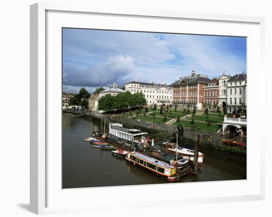 River Thames Near Richmond Bridge, Richmond, England, Surrey, United Kingdom-Ethel Davies-Framed Photographic Print