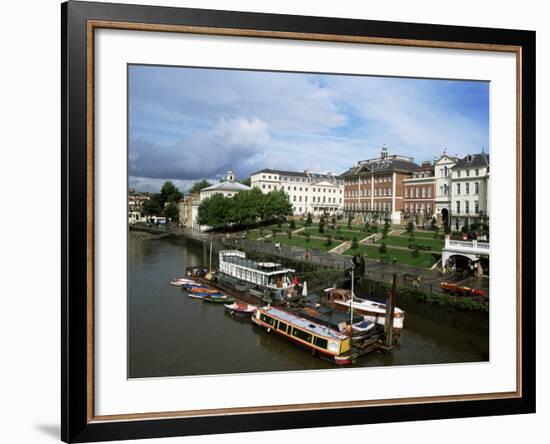 River Thames Near Richmond Bridge, Richmond, England, Surrey, United Kingdom-Ethel Davies-Framed Photographic Print