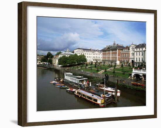 River Thames Near Richmond Bridge, Richmond, England, Surrey, United Kingdom-Ethel Davies-Framed Photographic Print