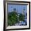 River Thames Shore, in the Evening, Westminster Palace, Big Ben, London Eye-Rainer Mirau-Framed Photographic Print