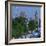 River Thames Shore, in the Evening, Westminster Palace, Big Ben, London Eye-Rainer Mirau-Framed Photographic Print