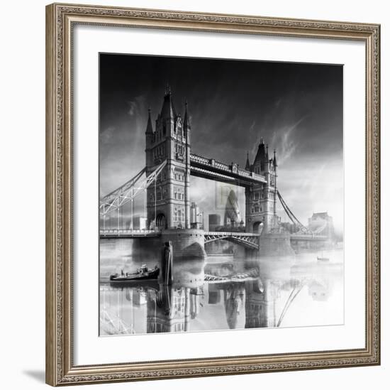 River Thames-Jurek Nems-Framed Art Print