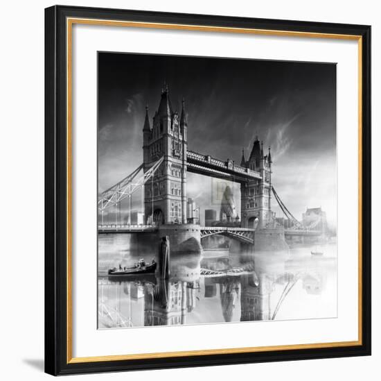 River Thames-Jurek Nems-Framed Art Print