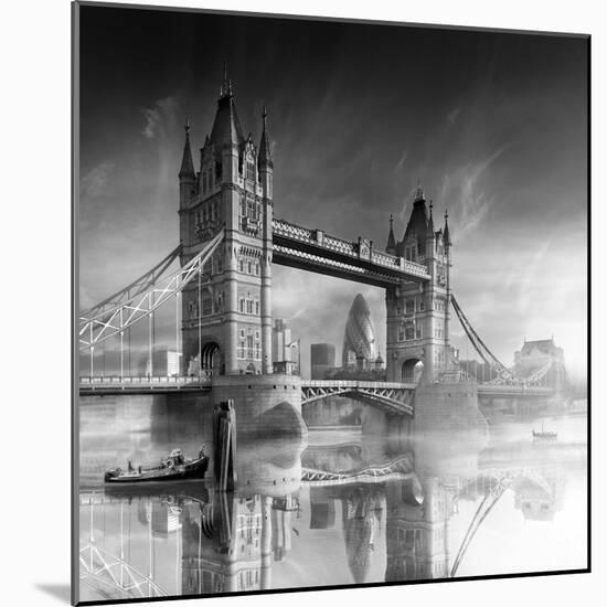 River Thames-Jurek Nems-Mounted Giclee Print