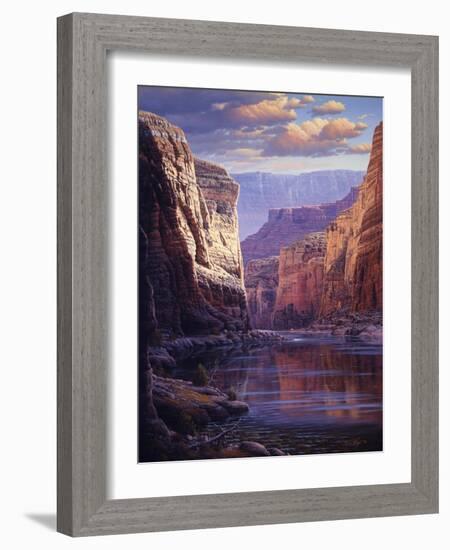 River Through the Past-R.W. Hedge-Framed Giclee Print