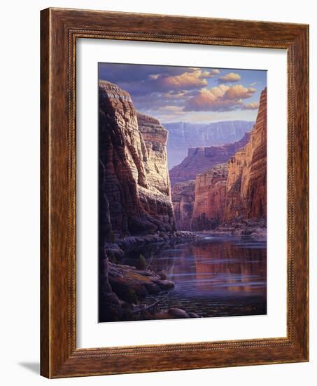 River Through the Past-R.W. Hedge-Framed Giclee Print