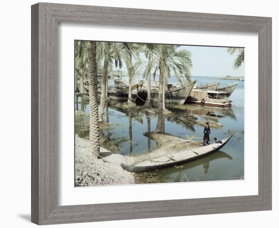 River Tigris, Near Qurna, Iraq, Middle East-null-Framed Photographic Print