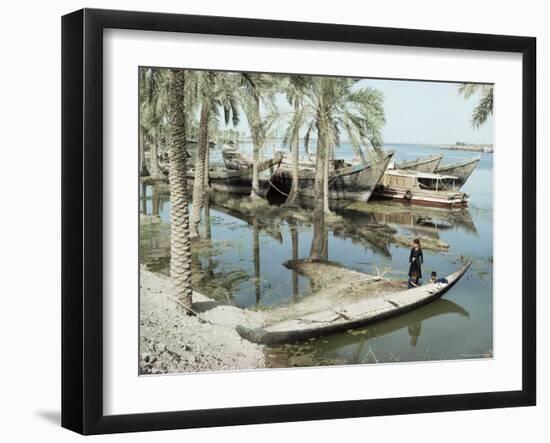 River Tigris, Near Qurna, Iraq, Middle East-null-Framed Photographic Print